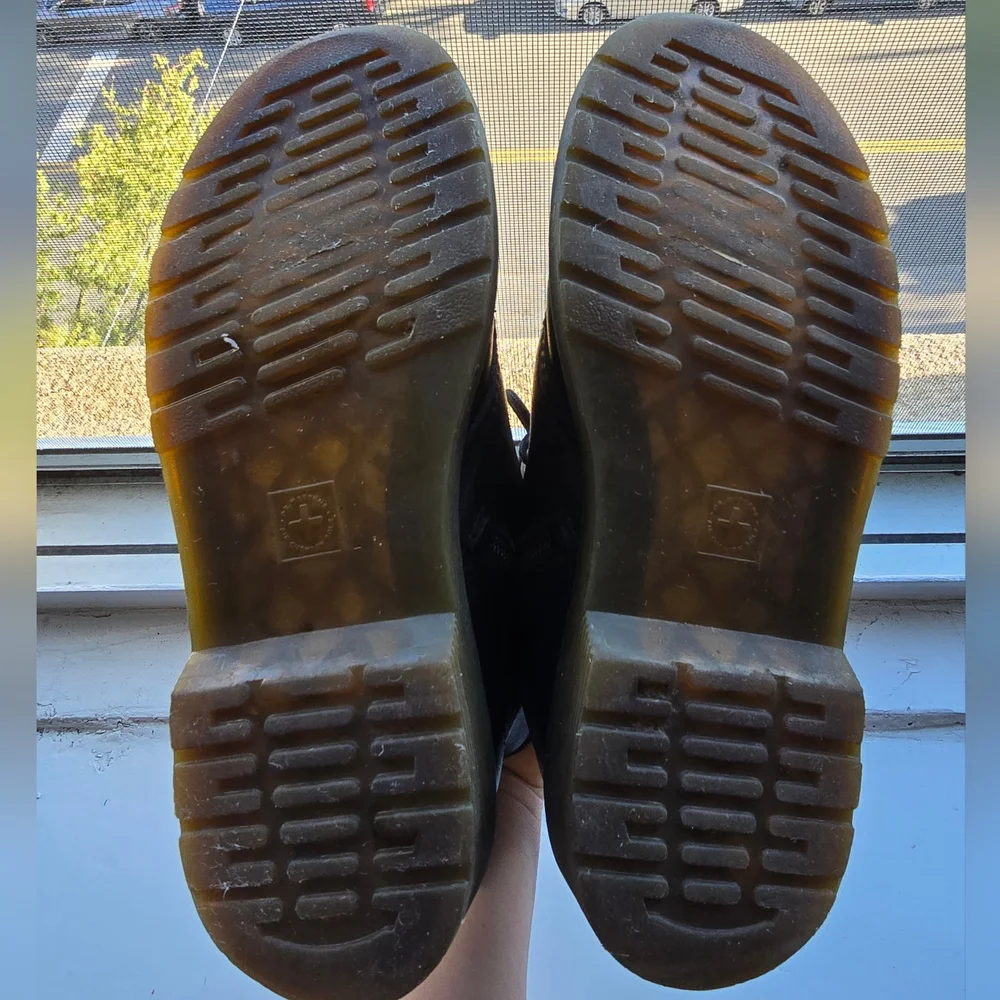 Dr. Martens Black Leather Lace-Up Boots - Picture 3 of 6